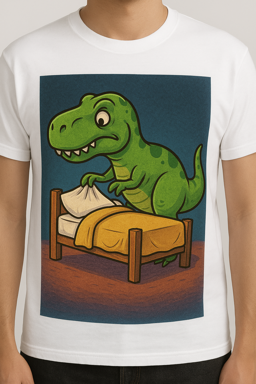 T-Rex Bed T-shirt