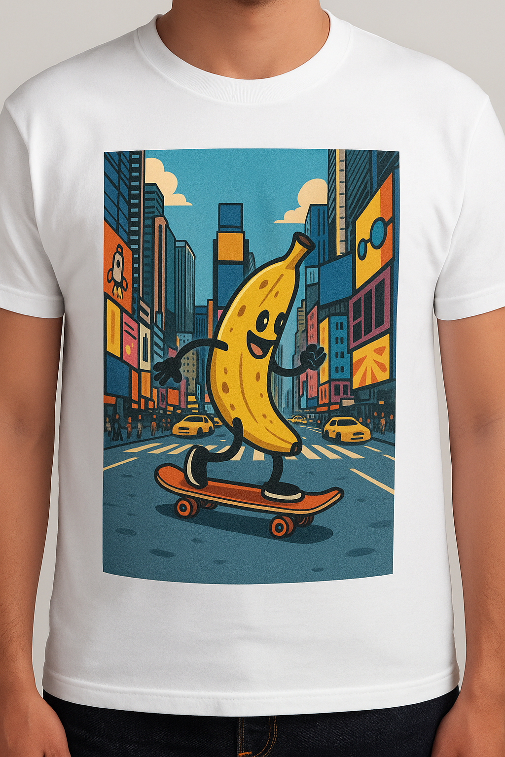 Banana Skateboarding T-shirt