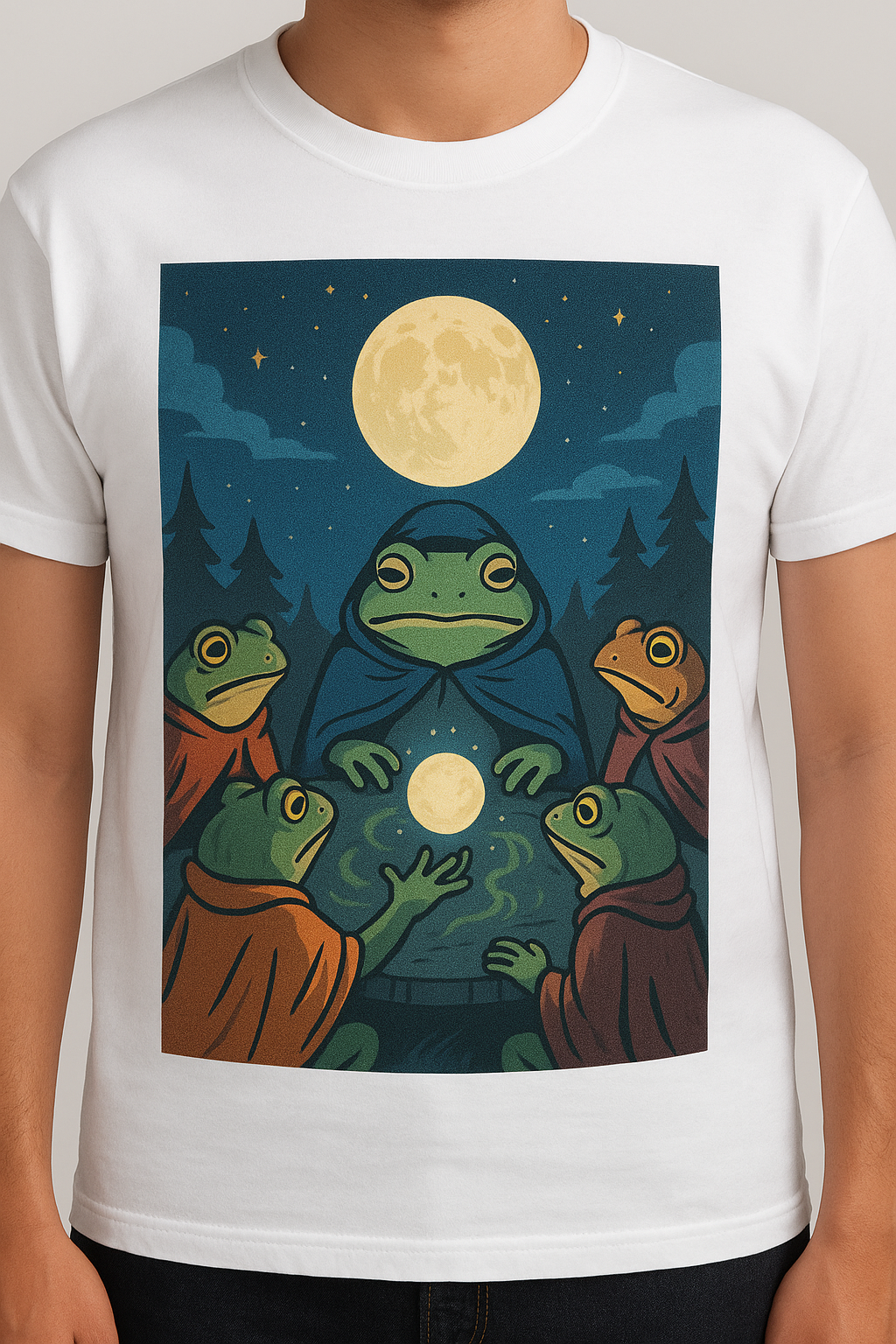 Mystical Frog Council T-shirt